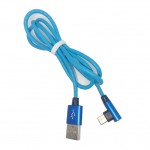 Cablu de date si incarcare USB 3.1 Tip C ,invelis cauciucat, Lungime 1M, Blue